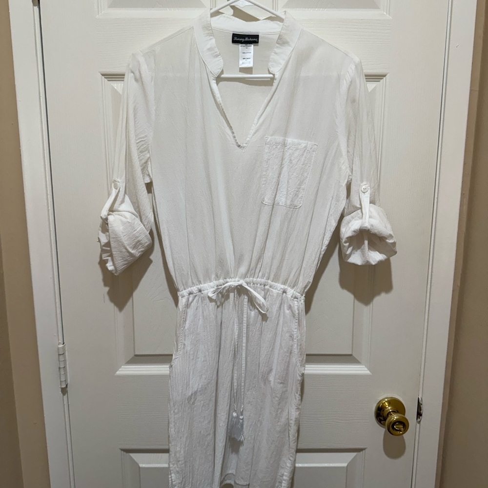 Tommy Bahama White V-Neck dress